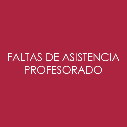 faltas de asistencia